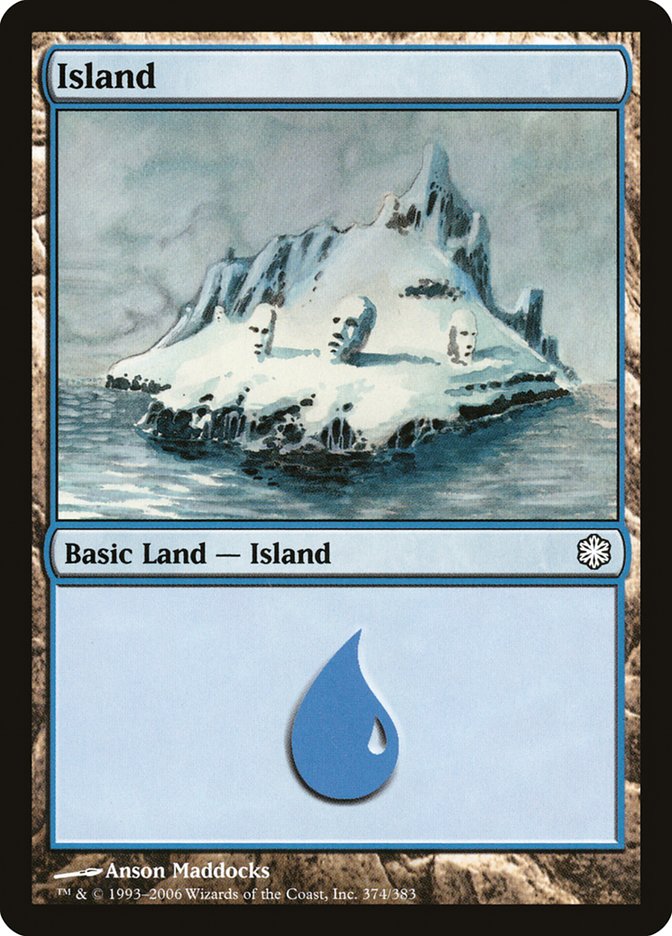 Island (374) [Coldsnap Theme Decks] | Shuffle n Cut Hobbies & Games