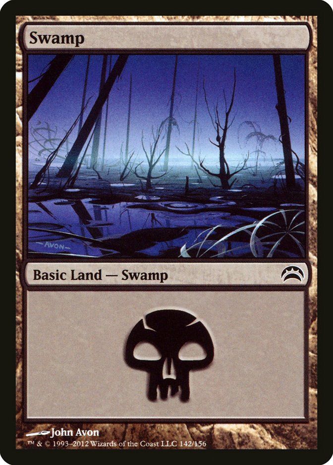 Swamp (142) [Planechase 2012] | Shuffle n Cut Hobbies & Games