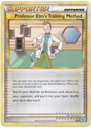 Professor Elm's Training Method (25/30) [HeartGold & SoulSilver: Trainer Kit - Gyarados] | Shuffle n Cut Hobbies & Games