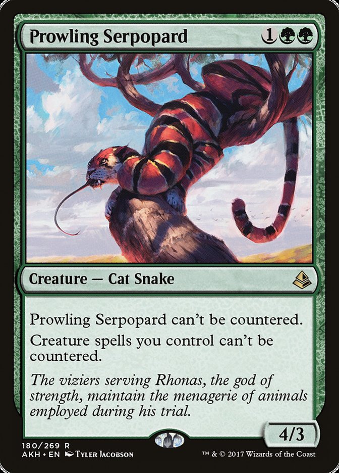 Prowling Serpopard [Amonkhet] | Shuffle n Cut Hobbies & Games