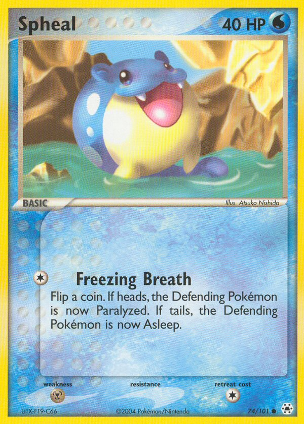 Spheal (74/101) [EX: Hidden Legends] | Shuffle n Cut Hobbies & Games
