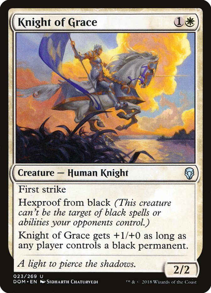 Knight of Grace [Dominaria] | Shuffle n Cut Hobbies & Games