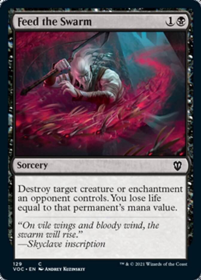 Feed the Swarm [Innistrad: Crimson Vow Commander] | Shuffle n Cut Hobbies & Games