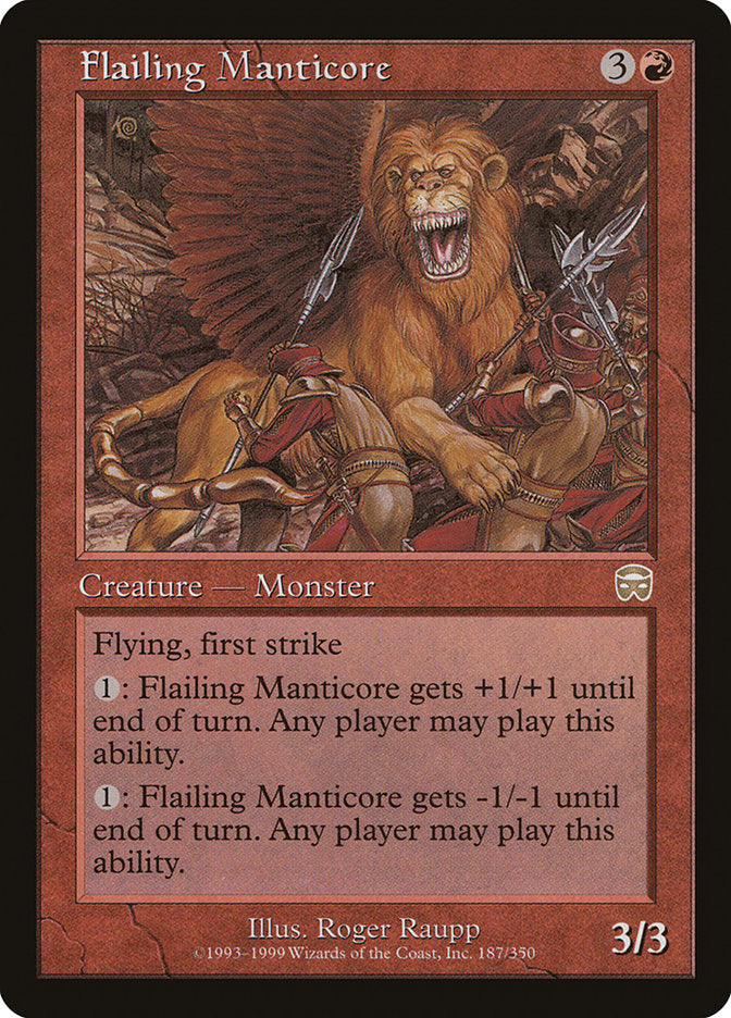 Flailing Manticore [Mercadian Masques] | Shuffle n Cut Hobbies & Games