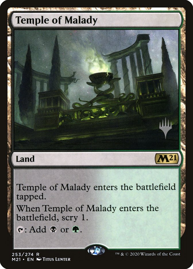 Temple of Malady (Promo Pack) [Core Set 2021 Promos] | Shuffle n Cut Hobbies & Games
