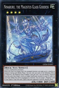 Ninaruru, the Magistus Glass Goddess [GEIM-EN007] Super Rare | Shuffle n Cut Hobbies & Games