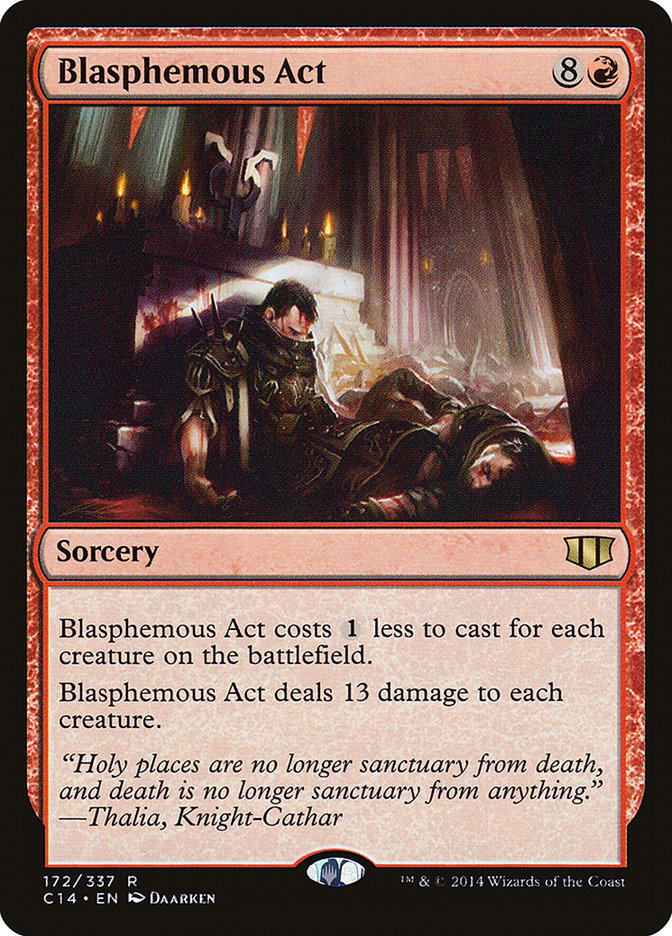 Blasphemous Act [Commander 2014] | Shuffle n Cut Hobbies & Games