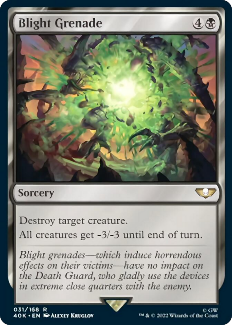 Blight Grenade (Surge Foil) [Warhammer 40,000] | Shuffle n Cut Hobbies & Games