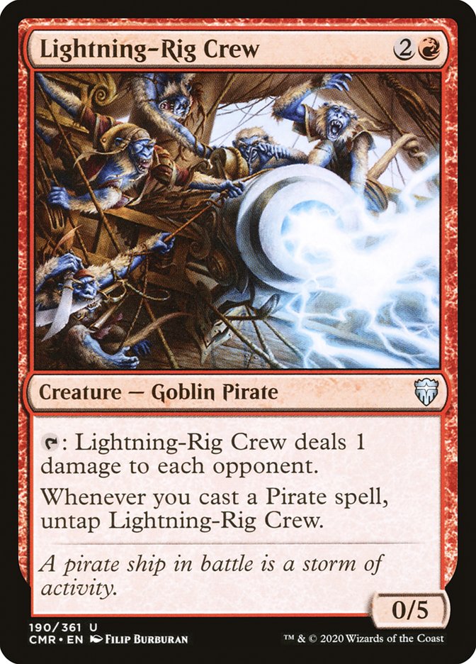 Lightning-Rig Crew [Commander Legends] | Shuffle n Cut Hobbies & Games