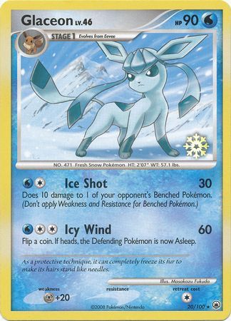 Glaceon (20/100) [Countdown Calendar Promos] | Shuffle n Cut Hobbies & Games