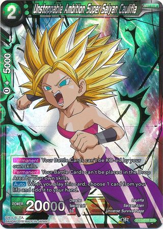 Unstoppable Ambition Super Saiyan Caulifla [BT3-078] | Shuffle n Cut Hobbies & Games