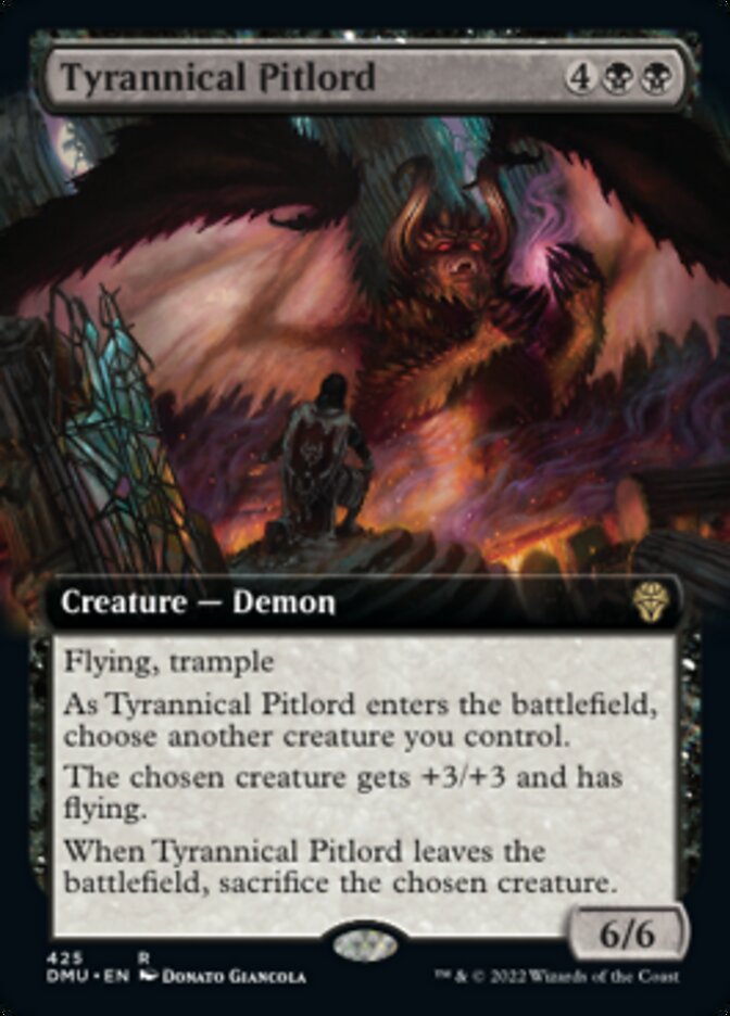 Tyrannical Pitlord (Extended Art) [Dominaria United] | Shuffle n Cut Hobbies & Games