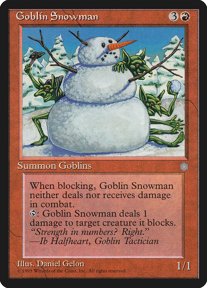 Goblin Snowman [Ice Age] | Shuffle n Cut Hobbies & Games