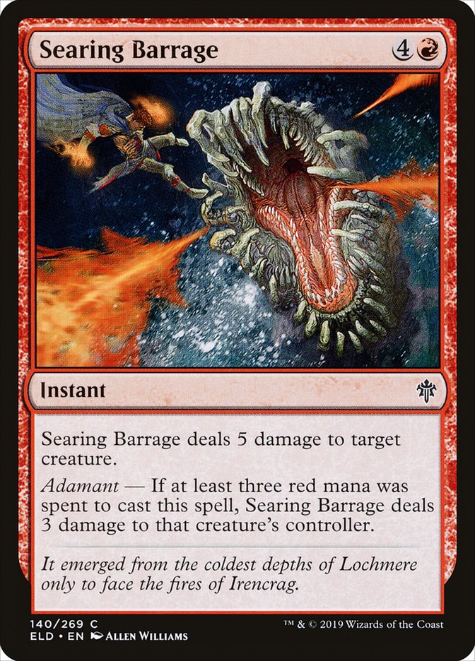 Searing Barrage [Throne of Eldraine] | Shuffle n Cut Hobbies & Games