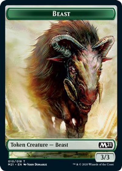 Beast // Insect Double-Sided Token [Challenger Decks 2021 Tokens] | Shuffle n Cut Hobbies & Games