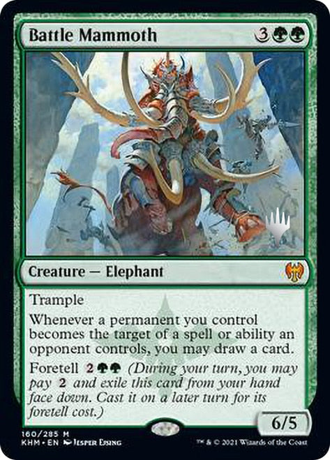 Battle Mammoth (Promo Pack) [Kaldheim Promos] | Shuffle n Cut Hobbies & Games