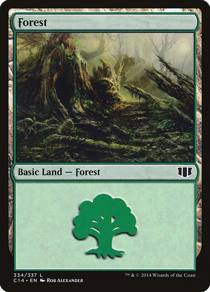 Forest (334) [Commander 2014] | Shuffle n Cut Hobbies & Games