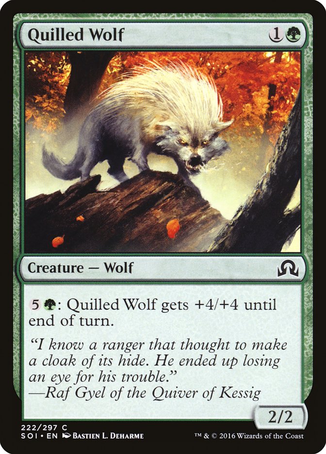 Quilled Wolf [Shadows over Innistrad] | Shuffle n Cut Hobbies & Games