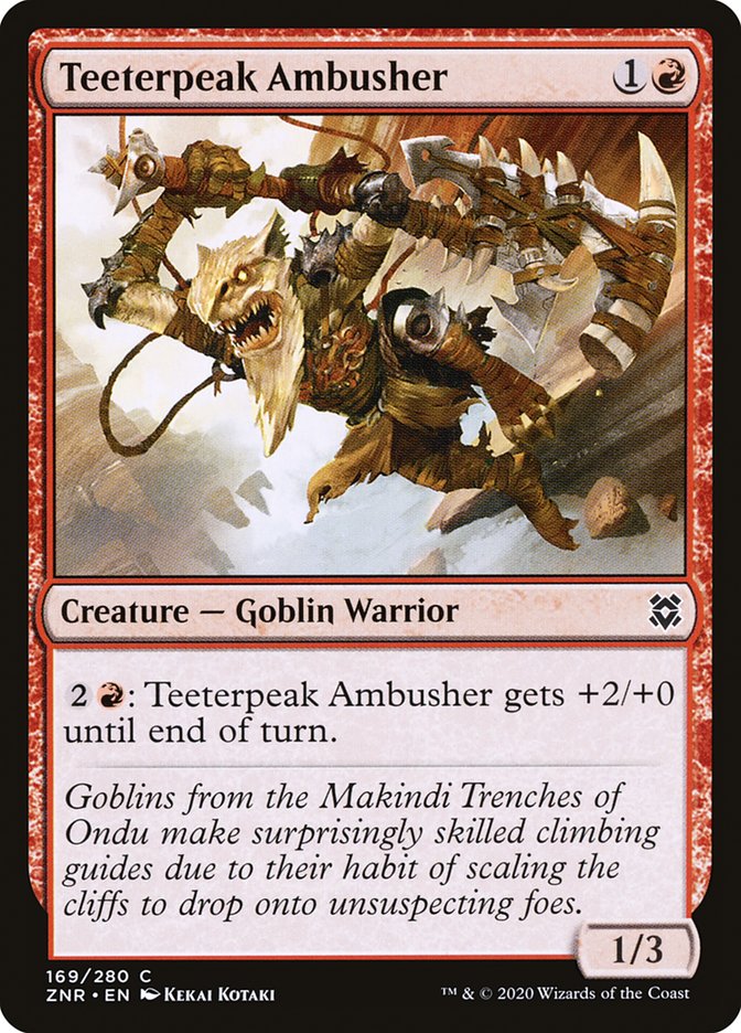 Teeterpeak Ambusher [Zendikar Rising] | Shuffle n Cut Hobbies & Games