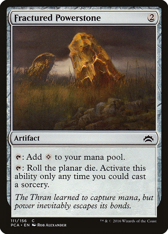 Fractured Powerstone [Planechase Anthology] | Shuffle n Cut Hobbies & Games