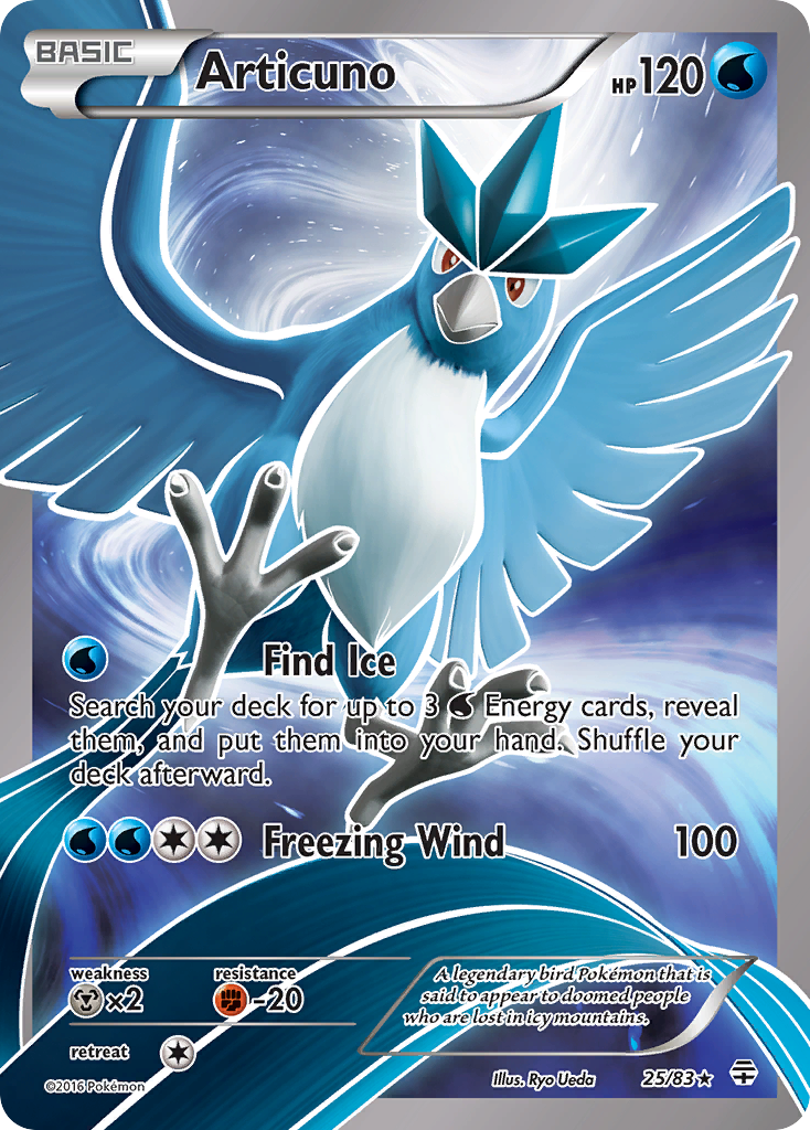 Articuno (25/83) [XY: Generations] | Shuffle n Cut Hobbies & Games