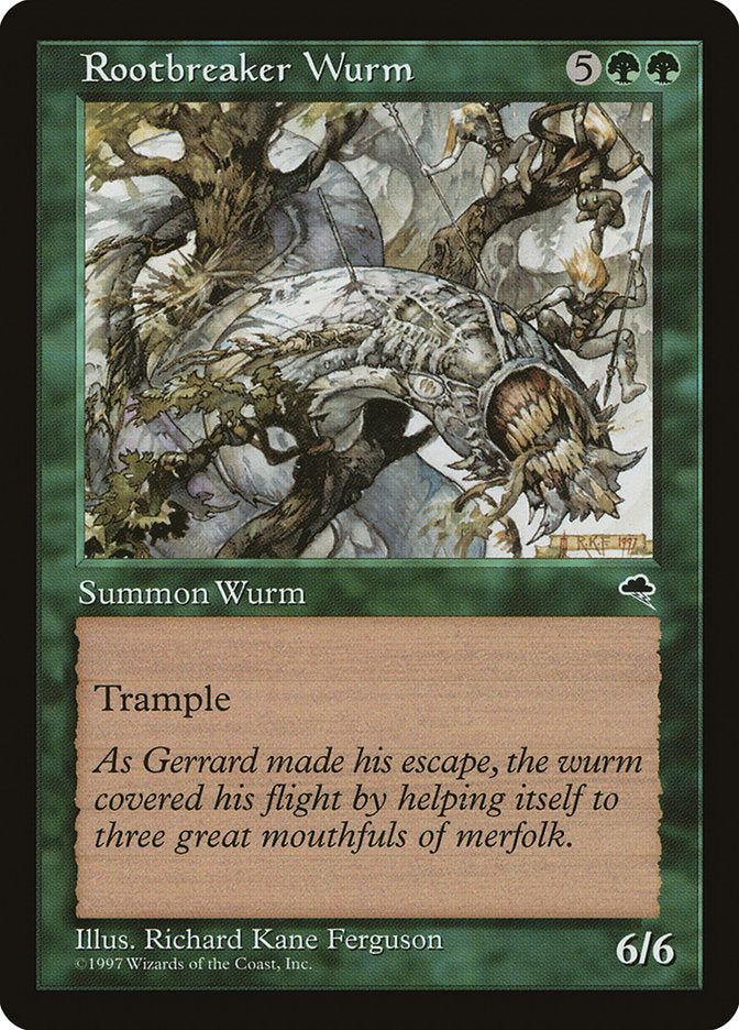 Rootbreaker Wurm [Tempest] | Shuffle n Cut Hobbies & Games