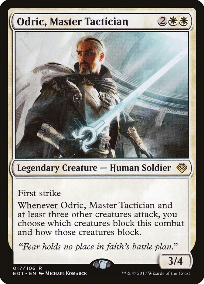 Odric, Master Tactician [Archenemy: Nicol Bolas] | Shuffle n Cut Hobbies & Games