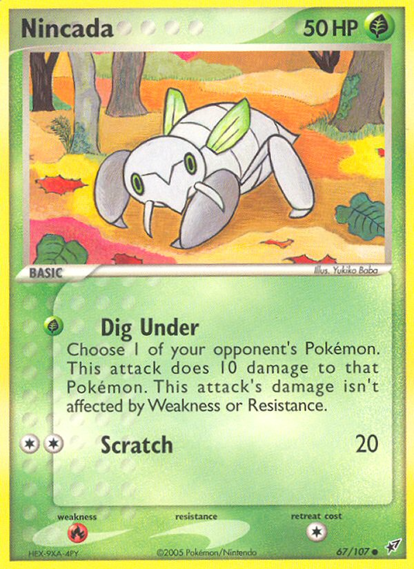 Nincada (67/107) [EX: Deoxys] | Shuffle n Cut Hobbies & Games