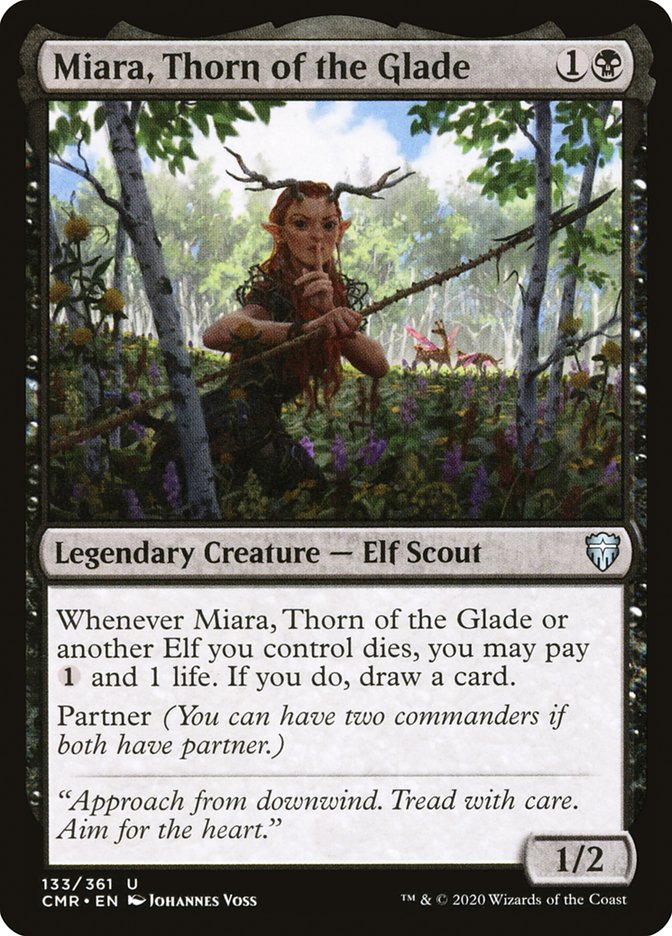 Miara, Thorn of the Glade [Commander Legends] | Shuffle n Cut Hobbies & Games