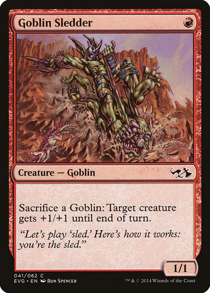 Goblin Sledder (Elves vs. Goblins) [Duel Decks Anthology] | Shuffle n Cut Hobbies & Games