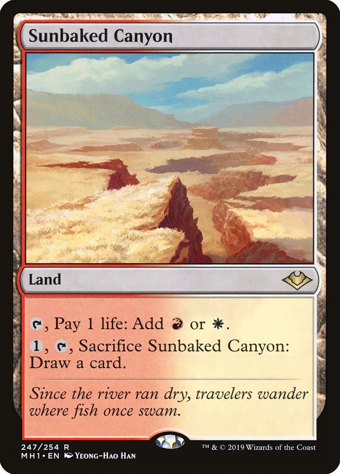 Sunbaked Canyon [Modern Horizons] | Shuffle n Cut Hobbies & Games