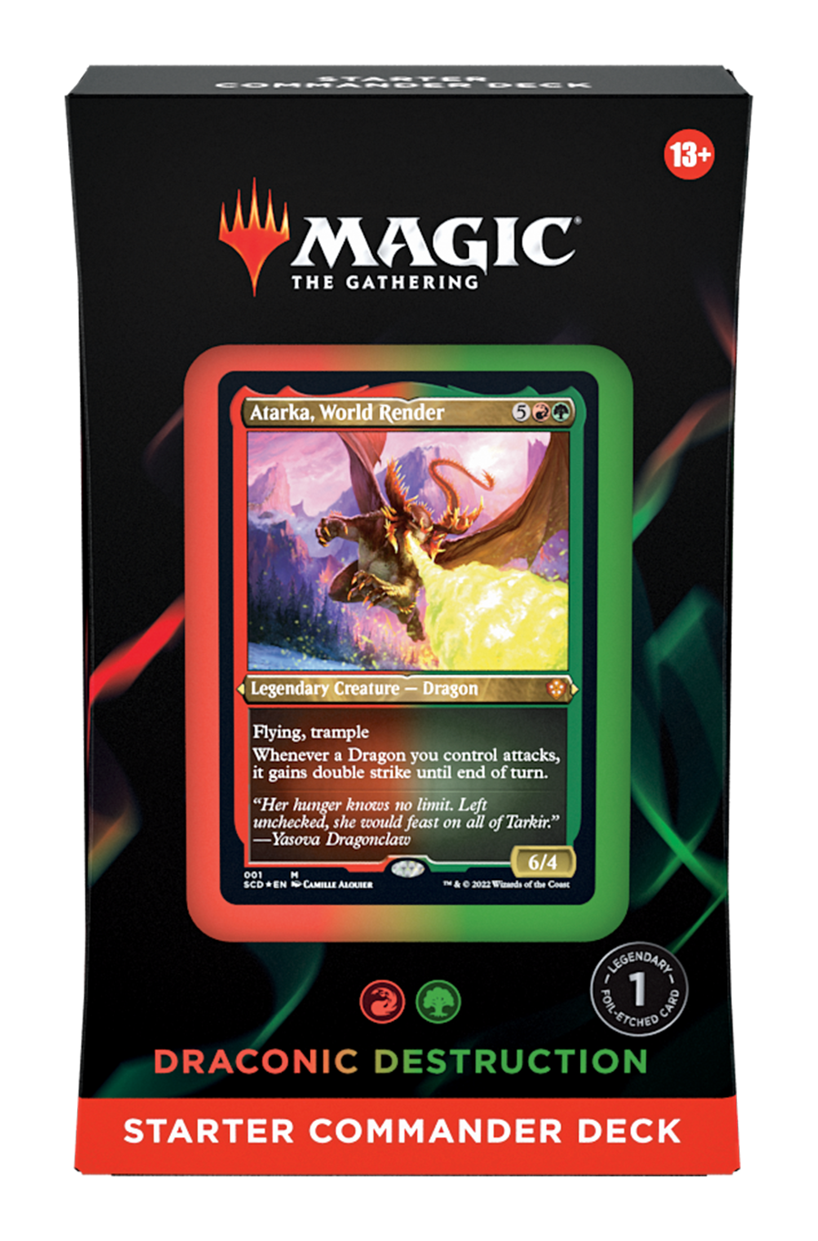 Starter Commander Deck (Draconic Destruction) | Shuffle n Cut Hobbies & Games