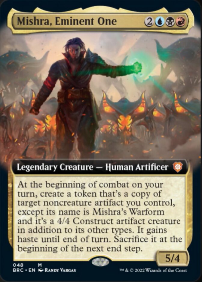 Mishra, Eminent One (Extended Art) [The Brothers' War Commander] | Shuffle n Cut Hobbies & Games