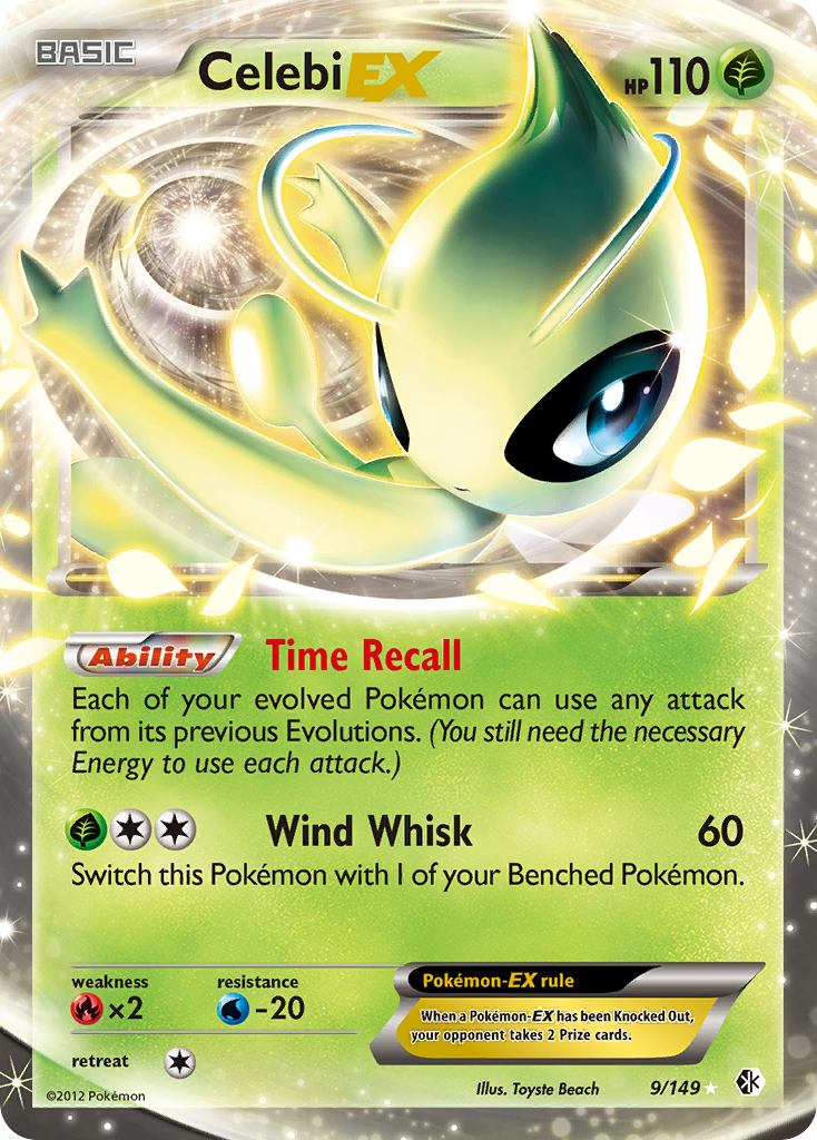 Celebi EX (9/149) [Black & White: Boundaries Crossed] | Shuffle n Cut Hobbies & Games