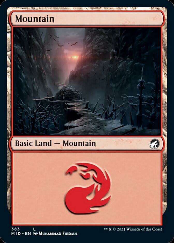 Mountain (383) [Innistrad: Midnight Hunt] | Shuffle n Cut Hobbies & Games