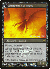 Ravenous Demon // Archdemon of Greed [Dark Ascension Prerelease Promos] | Shuffle n Cut Hobbies & Games
