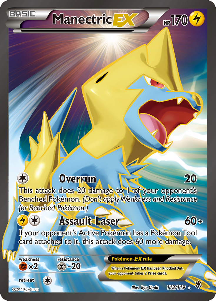 Manectric EX (113/119) [XY: Phantom Forces] | Shuffle n Cut Hobbies & Games