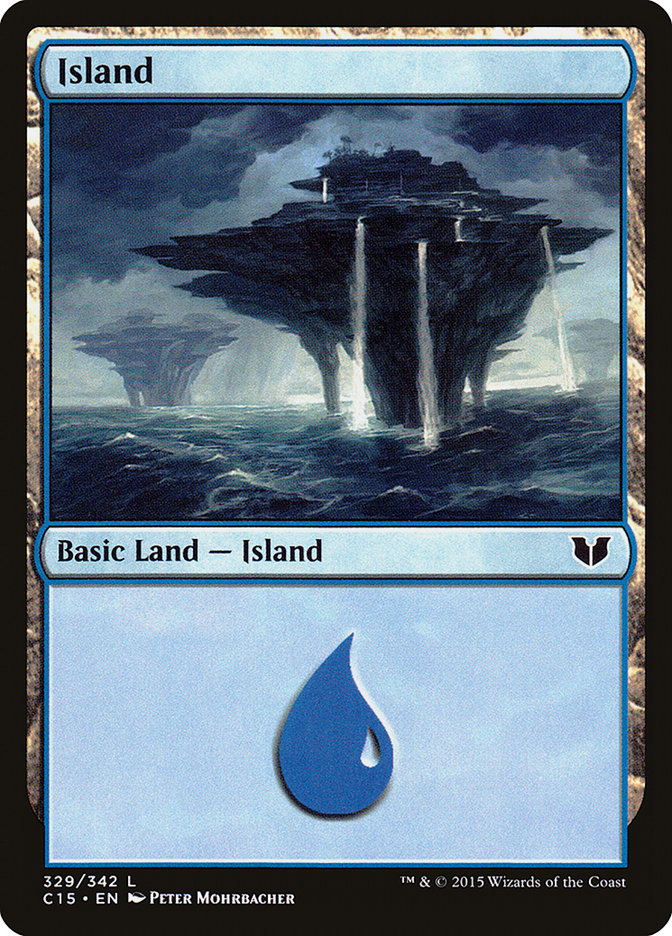 Island (329) [Commander 2015] | Shuffle n Cut Hobbies & Games