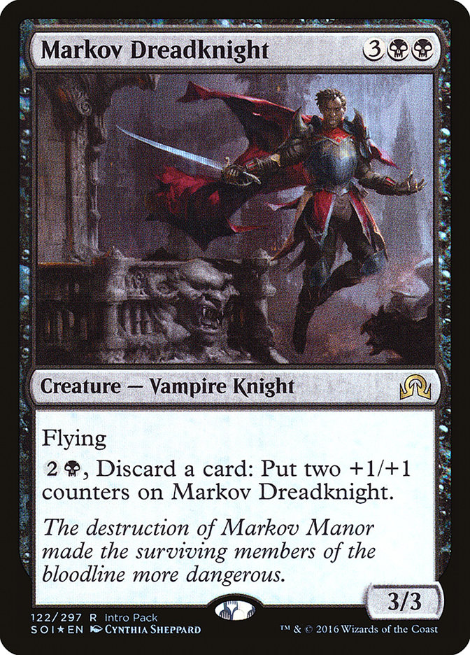 Markov Dreadknight (Intro Pack) [Shadows over Innistrad Promos] | Shuffle n Cut Hobbies & Games