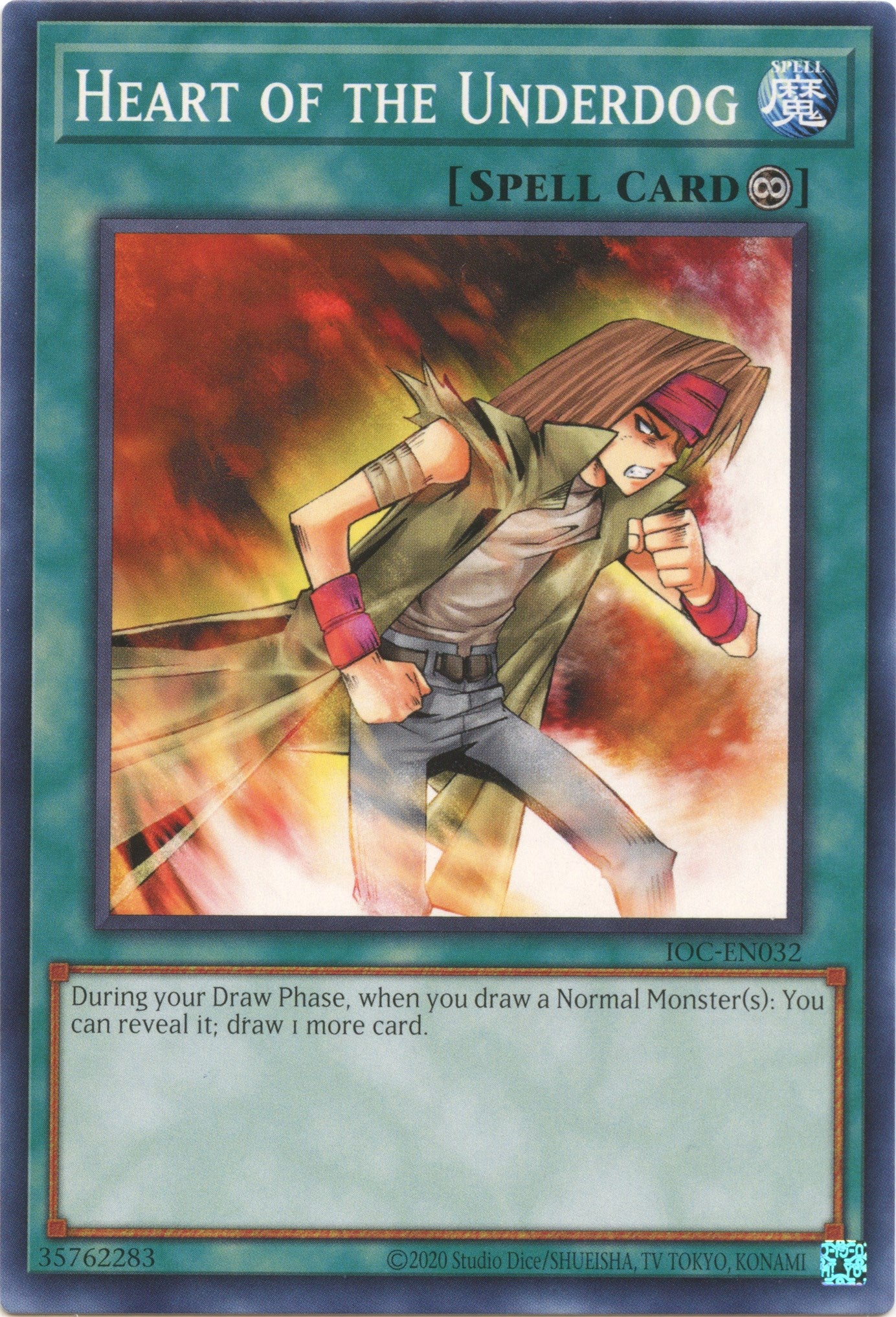 Heart of the Underdog (25th Anniversary) [IOC-EN032] Common | Shuffle n Cut Hobbies & Games