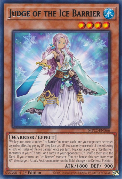 Judge of the Ice Barrier [MP22-EN066] Rare | Shuffle n Cut Hobbies & Games