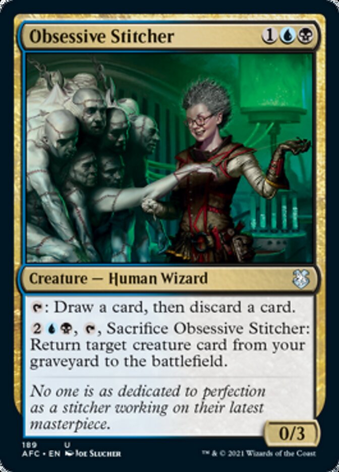 Obsessive Stitcher [Dungeons & Dragons: Adventures in the Forgotten Realms Commander] | Shuffle n Cut Hobbies & Games