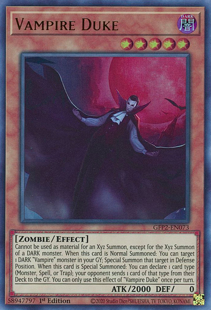 Vampire Duke [GFP2-EN073] Ultra Rare | Shuffle n Cut Hobbies & Games