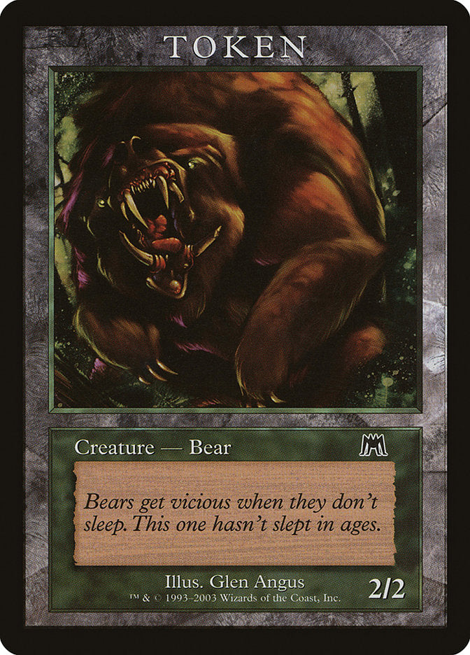 Bear Token [Magic Player Rewards 2003] | Shuffle n Cut Hobbies & Games