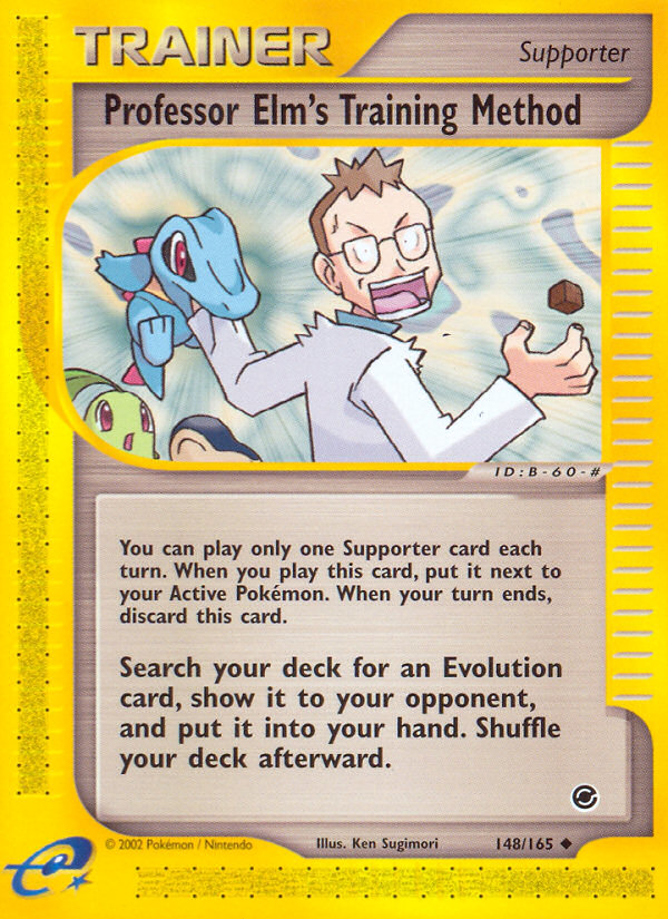 Professor Elm's Training Method (148/165) [Expedition: Base Set] | Shuffle n Cut Hobbies & Games