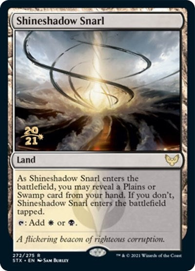 Shineshadow Snarl [Strixhaven: School of Mages Prerelease Promos] | Shuffle n Cut Hobbies & Games