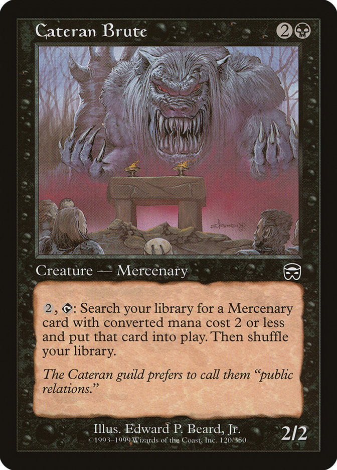 Cateran Brute [Mercadian Masques] | Shuffle n Cut Hobbies & Games