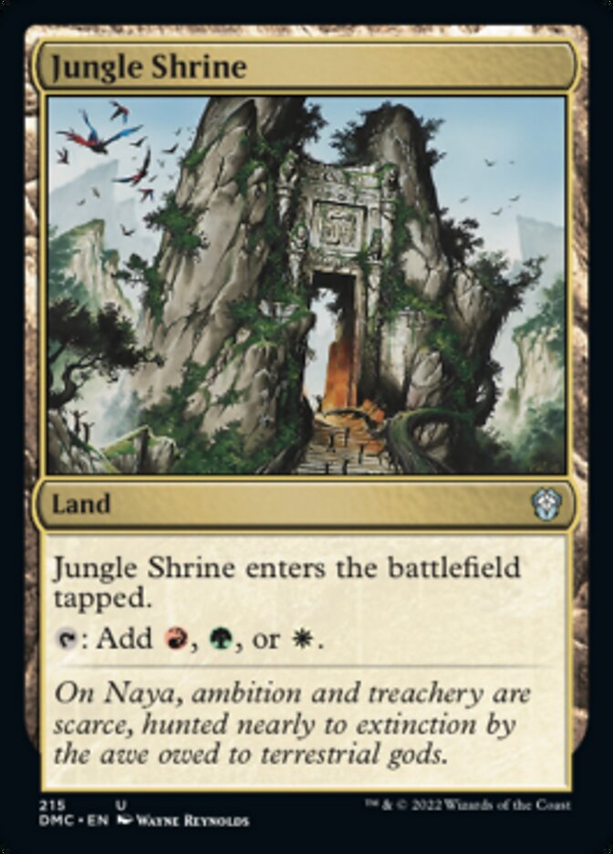 Jungle Shrine [Dominaria United Commander] | Shuffle n Cut Hobbies & Games