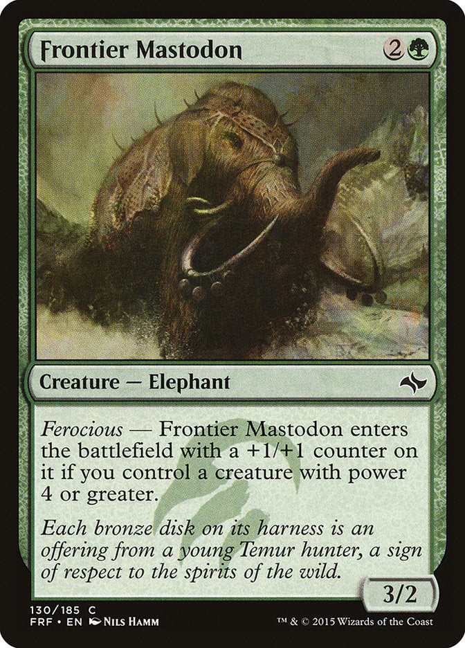 Frontier Mastodon [Fate Reforged] | Shuffle n Cut Hobbies & Games