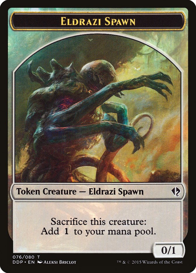 Eldrazi Spawn Token (076/080) [Duel Decks: Zendikar vs. Eldrazi] | Shuffle n Cut Hobbies & Games